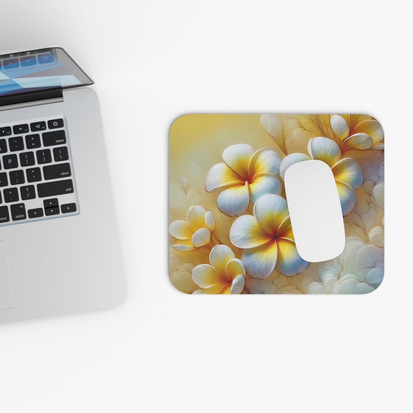 Plumeria Mouse Pad