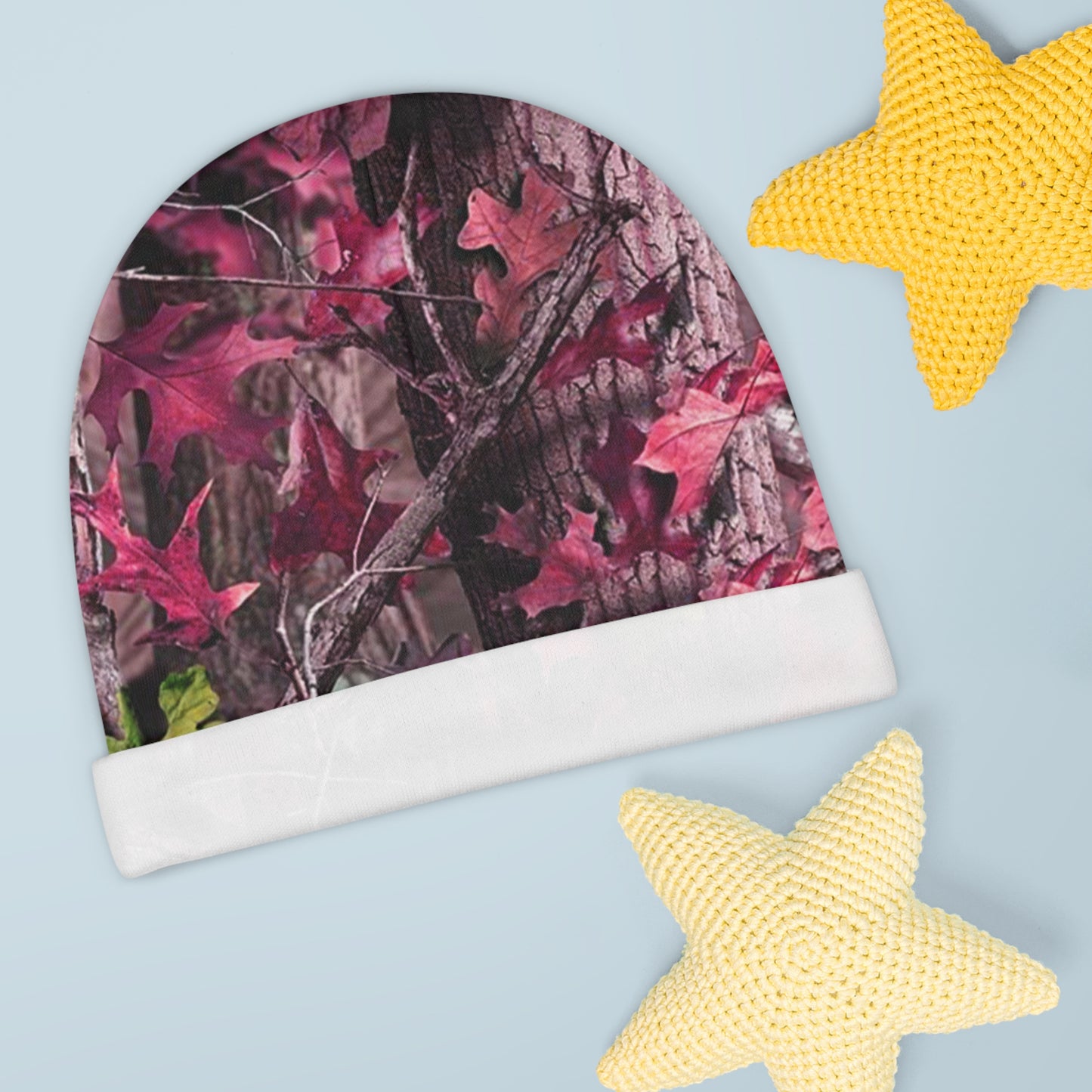 Pink Camo Baby Beanie (AOP)