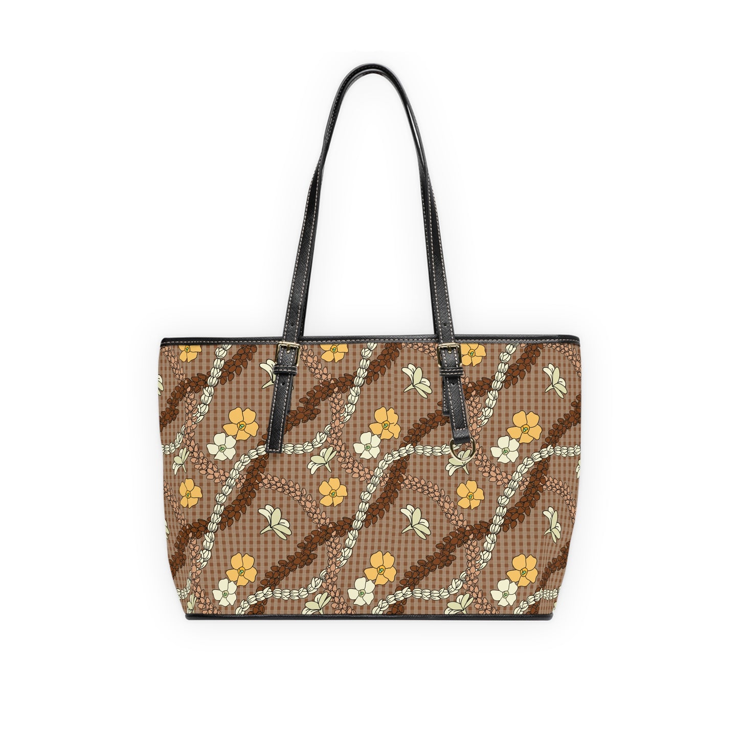 Palaka Lei Leather Tote