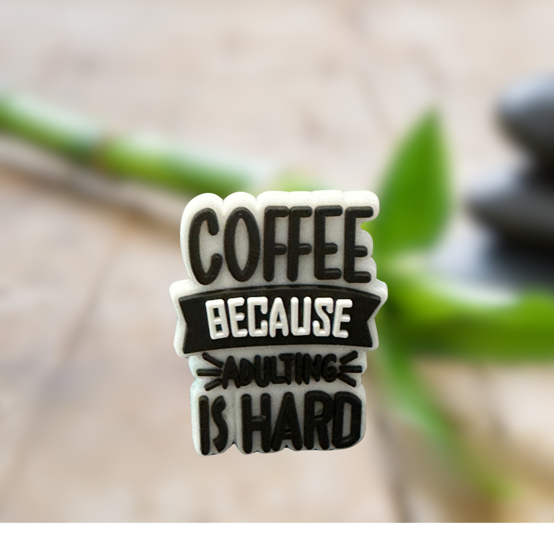 Coffee Reusable Straw Topper