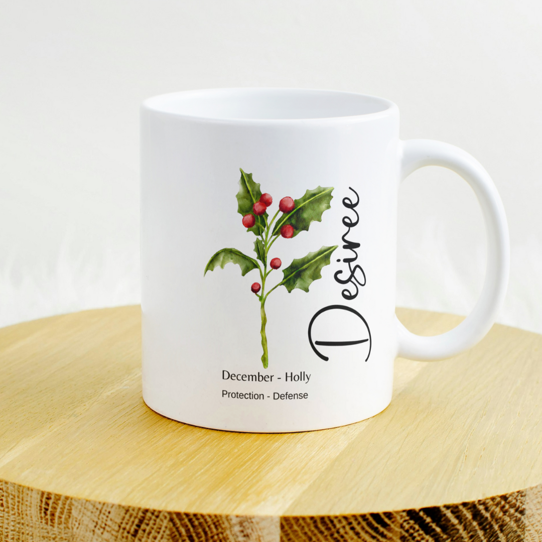 December Birth Month 11 - Ounce Ceramic Coffee Mug