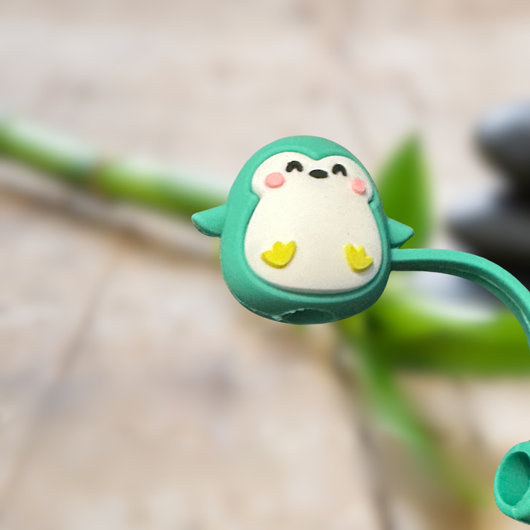 Cute Duckling Reusable Straw Topper