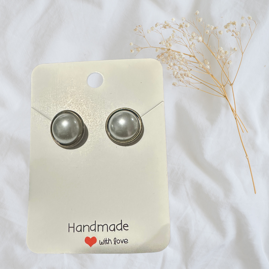 Handmade Minimalist Stud Earrings – Simple & Chic