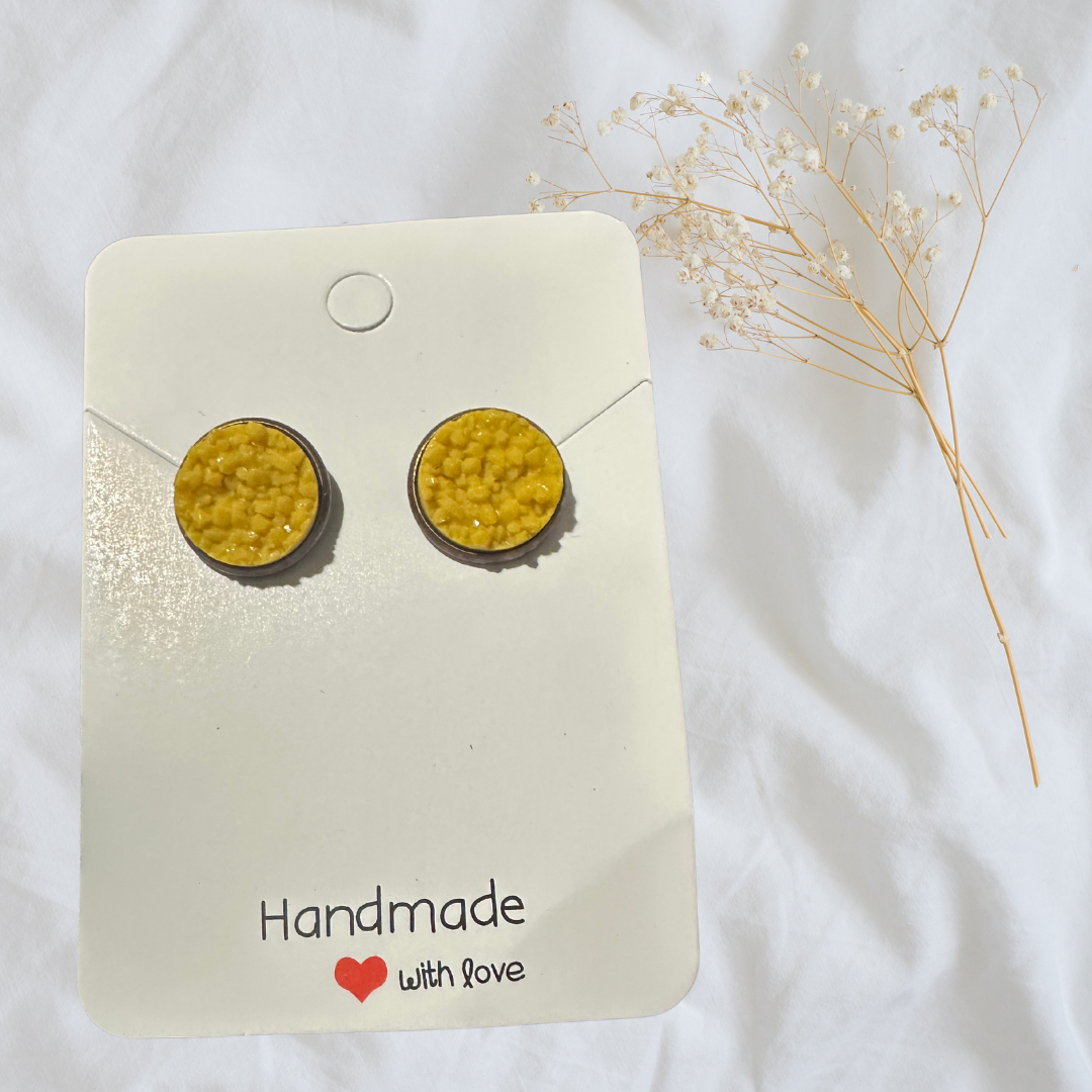 Handmade Minimalist Stud Earrings – Simple & Chic