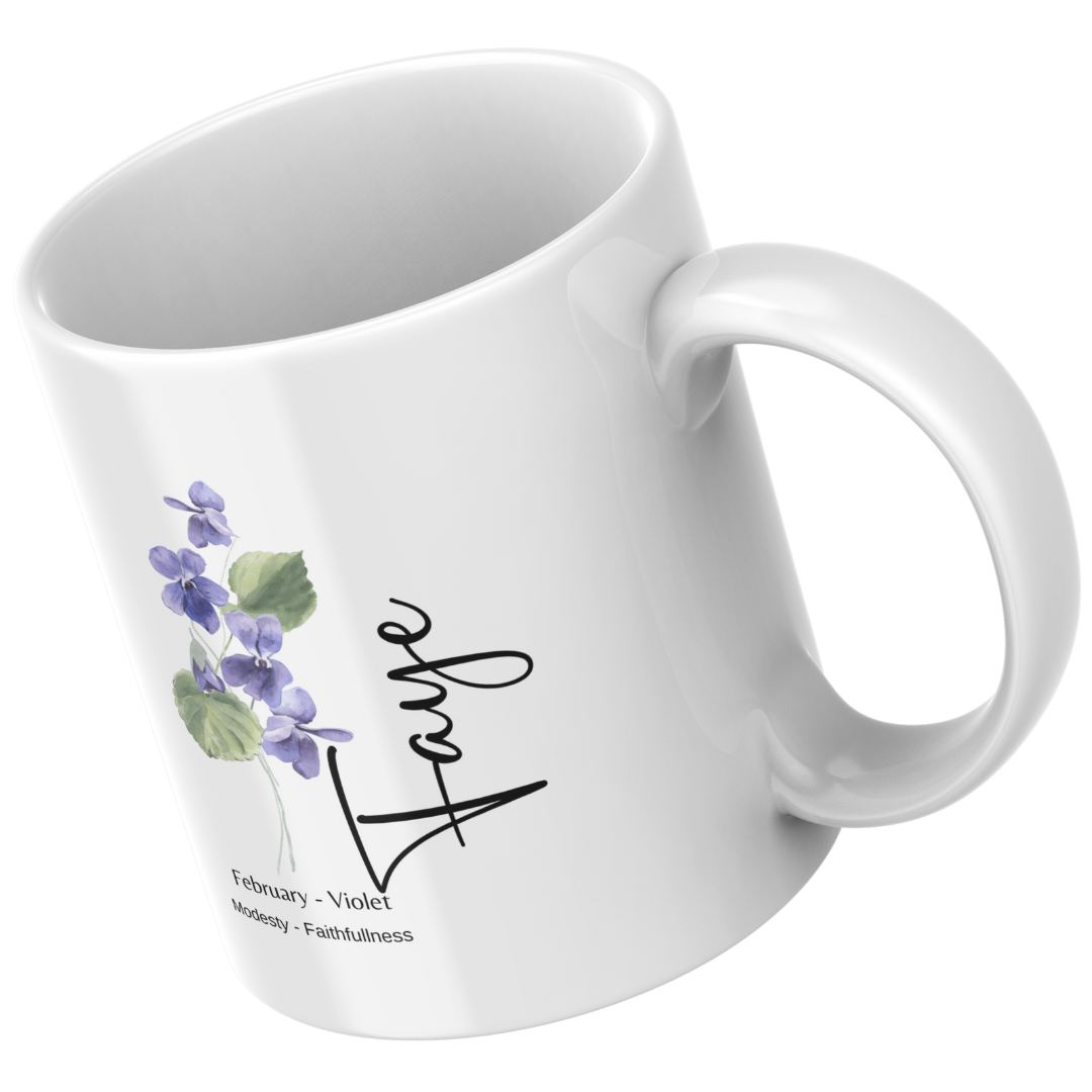 February Birth Month Coffee Mug