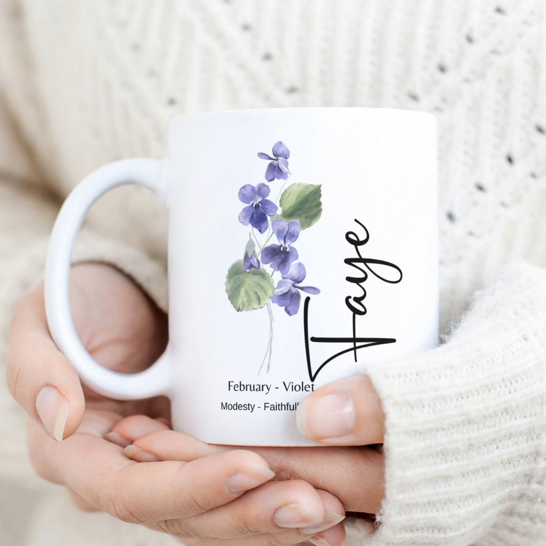 February Birth Month Coffee Mug