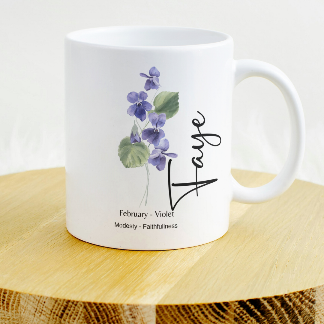 February Birth Month Coffee Mug