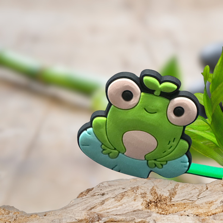 Froggy Drinking Straw Topper