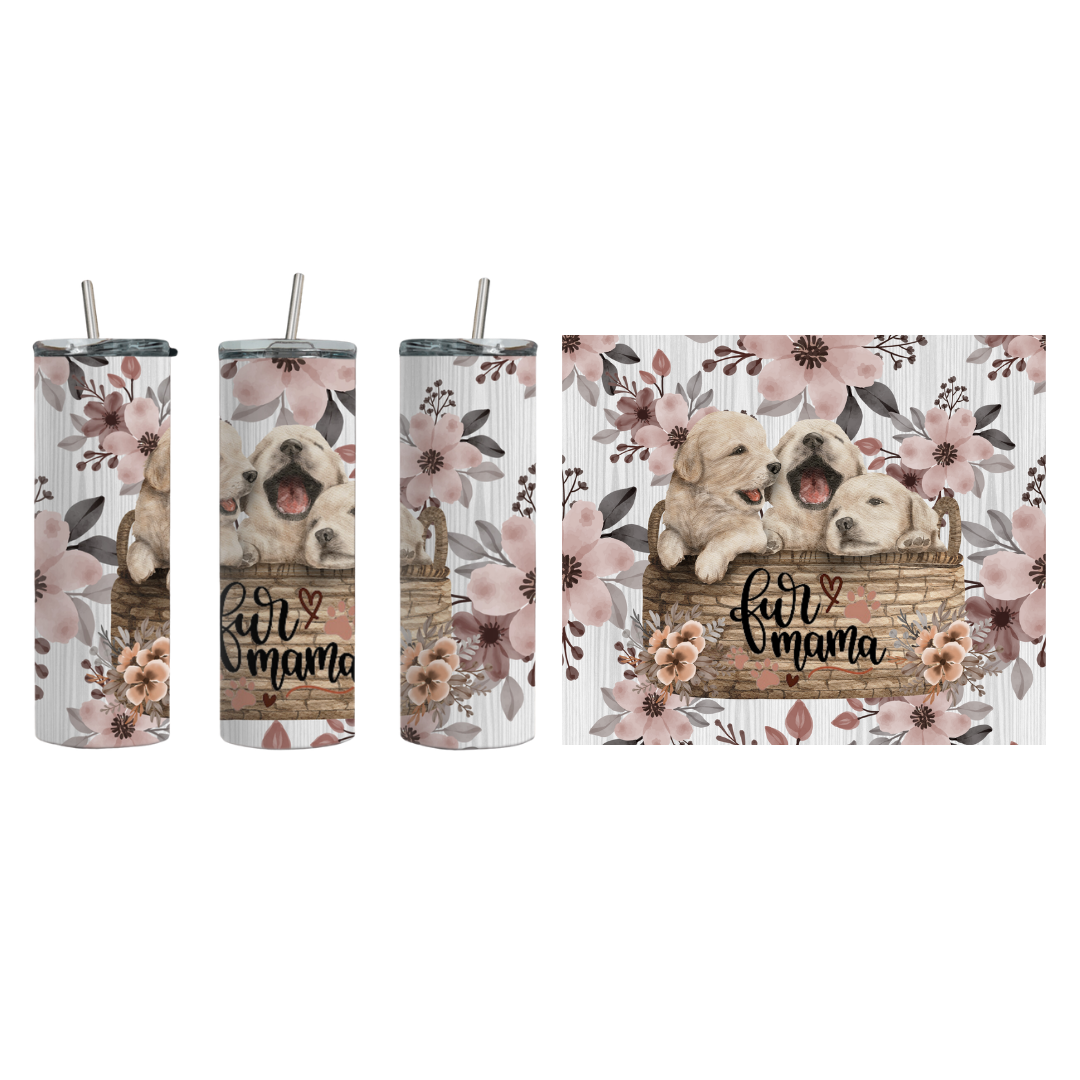 Fur Mama Skinny Tumbler Wrap