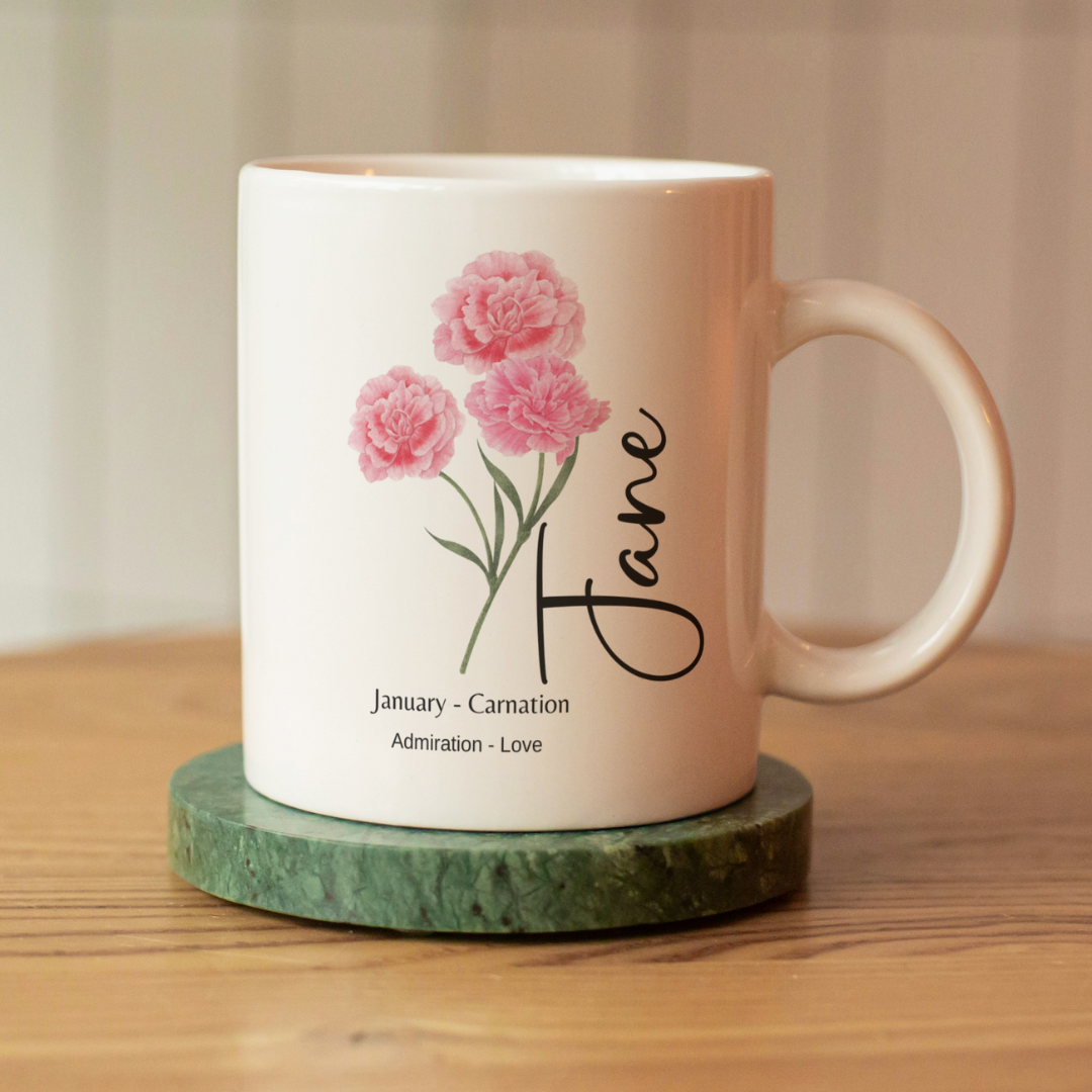 January Birth Month 11 Ounce Coffee Mug