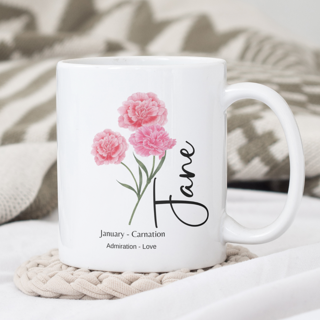 January Birth Month 11 Ounce Coffee Mug