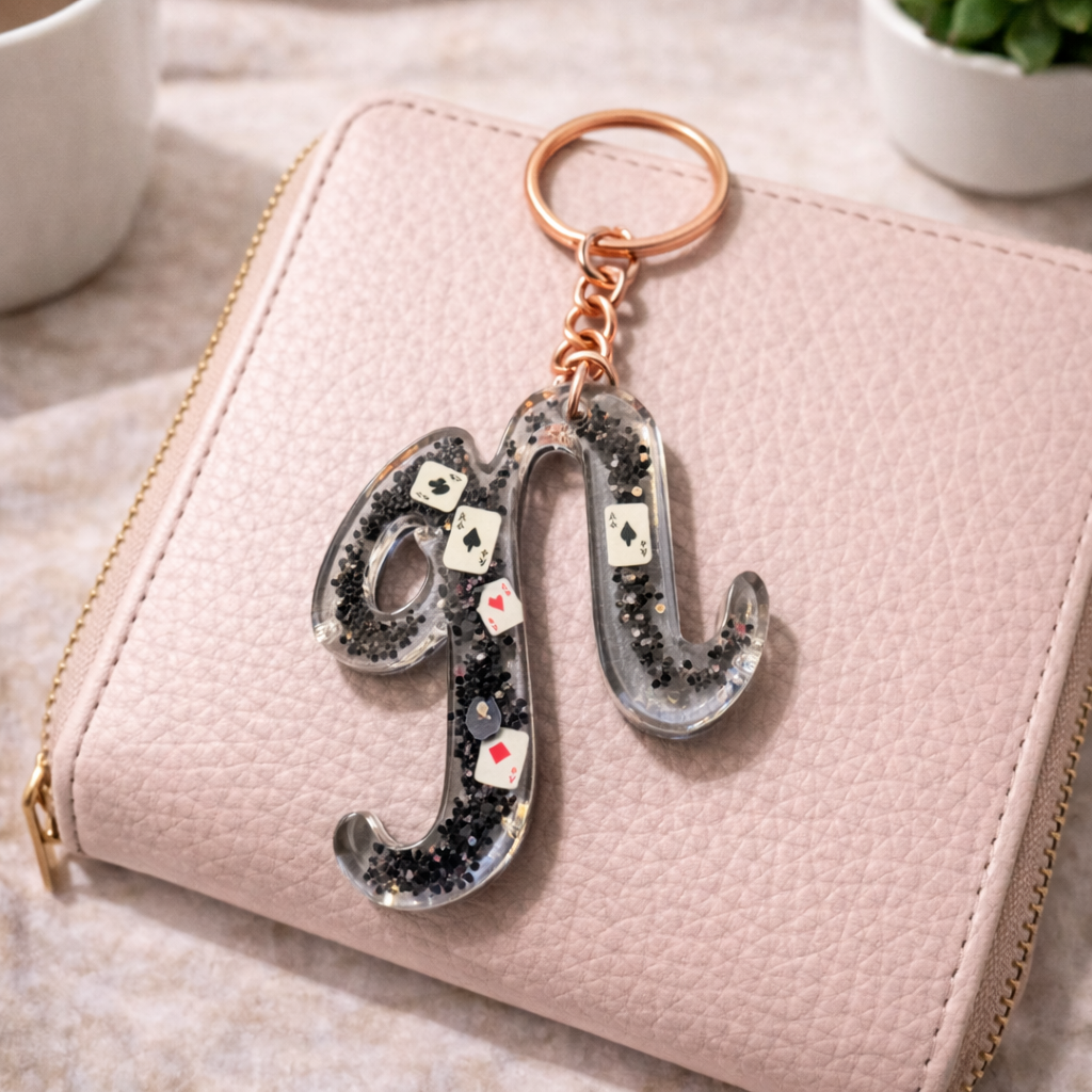 Personalized Acrylic Letter Keychain