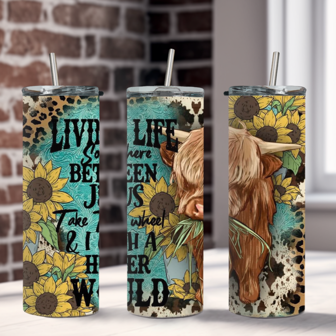 Stay hydrated and faithful with the Living Life between Jesus Tumbler. This durable and stylish tumbler is perfect for taking on the go and will keep your drink at the perfect temperature. A fun and quirky reminder to always keep Jesus by your side (and your favorite beverage too!).