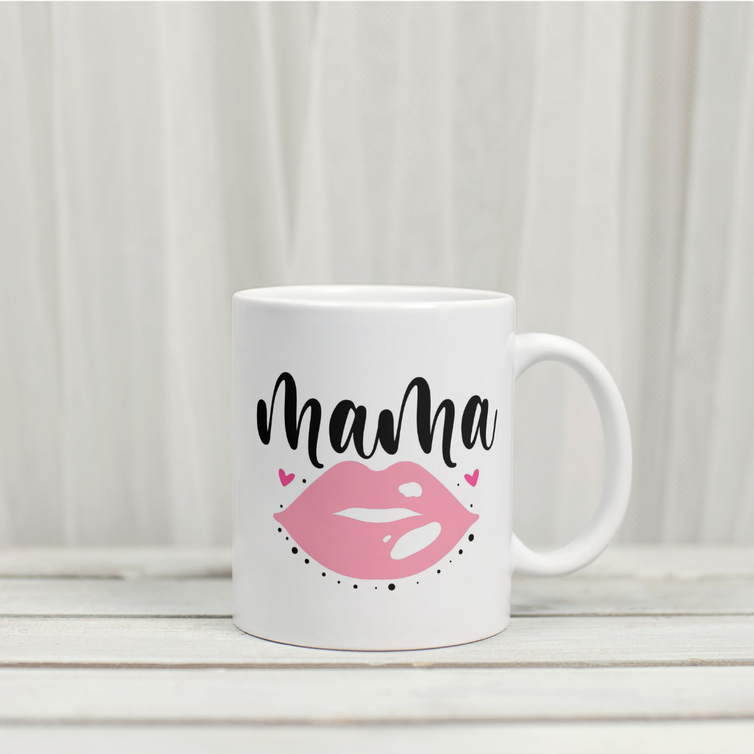 Introducing the Mama 11-ounce coffee mug, perfect for all the amazing mothers out there. Made with high quality ceramic and a generous 11-ounce size, this mug is both stylish and functional. Treat yourself or the special mama in your life to a joyful cup of coffee or tea.