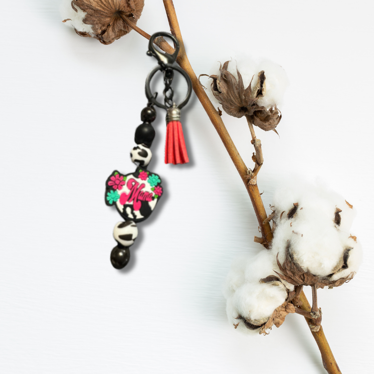 Mama Tassel Keychain