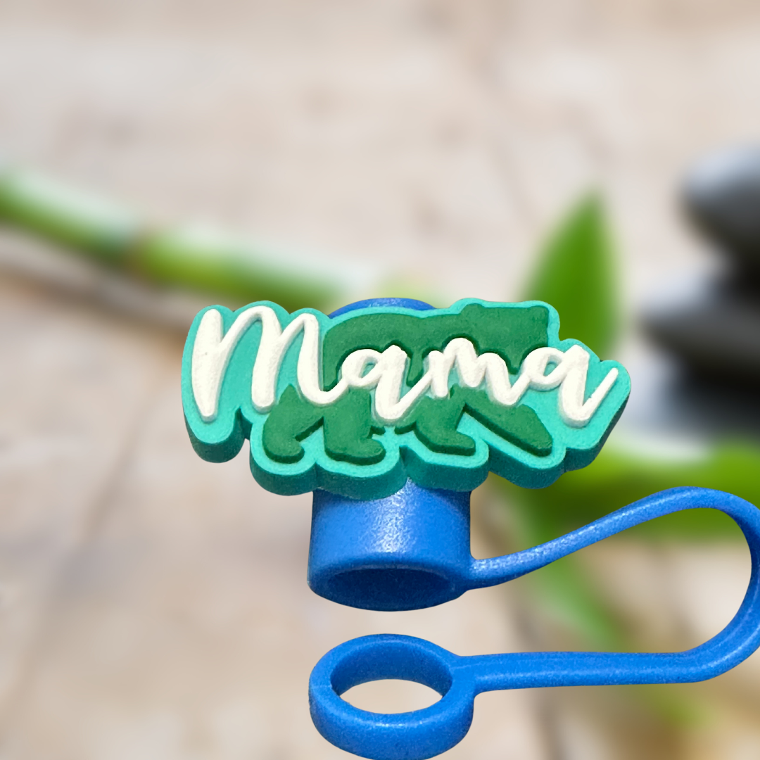 Mama Drinking Straw Topper Cute Straw Accessories
