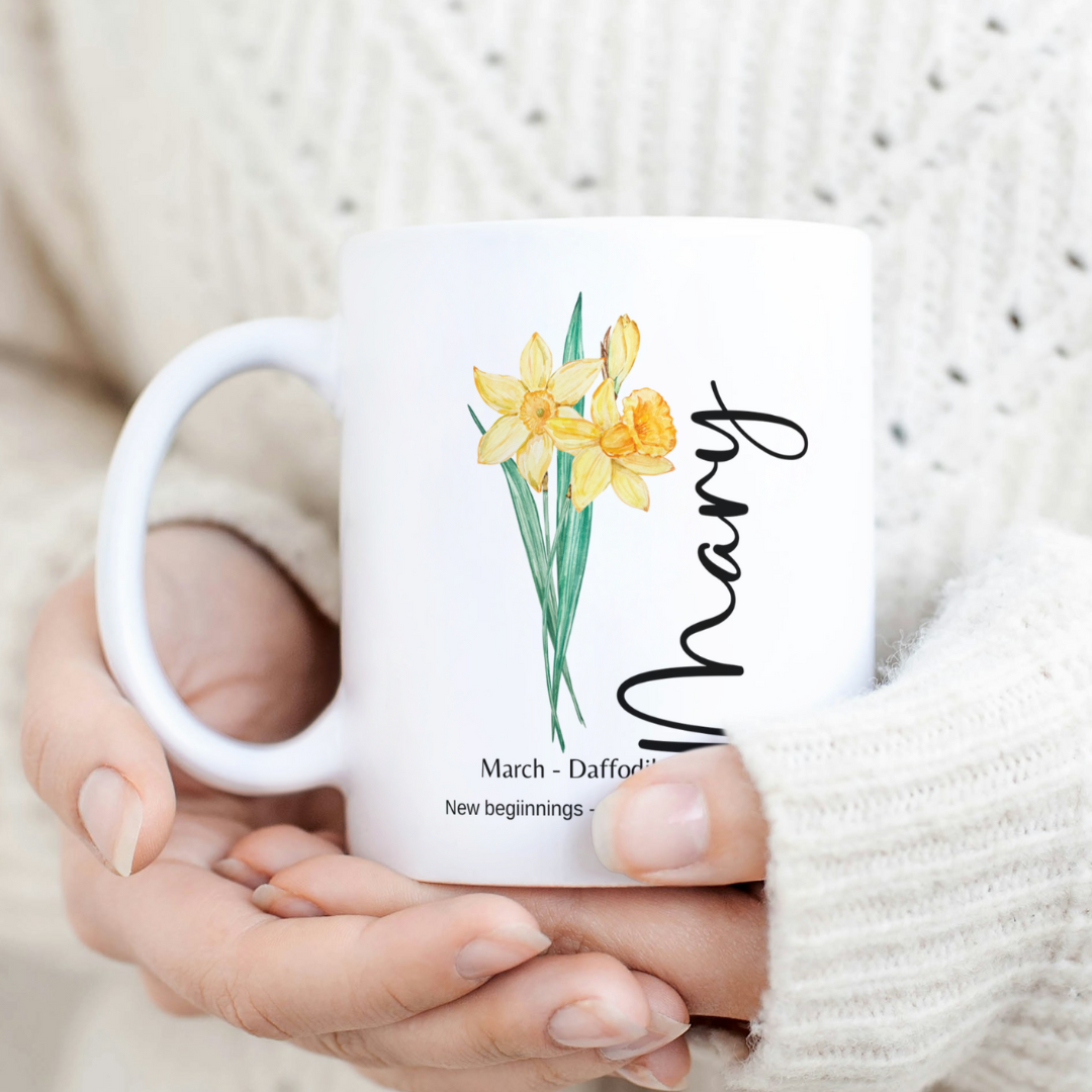 March Birth Month 11 Ounce Coffee Mug