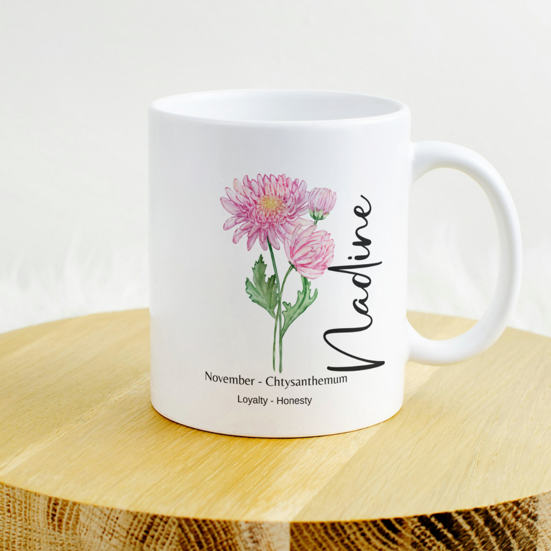 November Birth Month 11-Ounce Ceramic Coffee Mug
