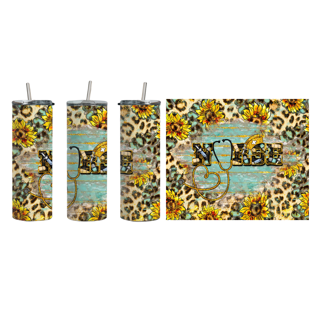 Nurse Skinny Tumbler Wrap