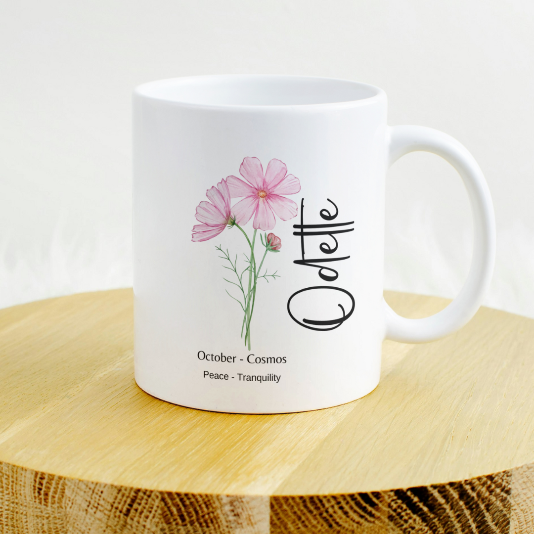 October Birth Month 11 Ounce Ceramic Coffee Mug