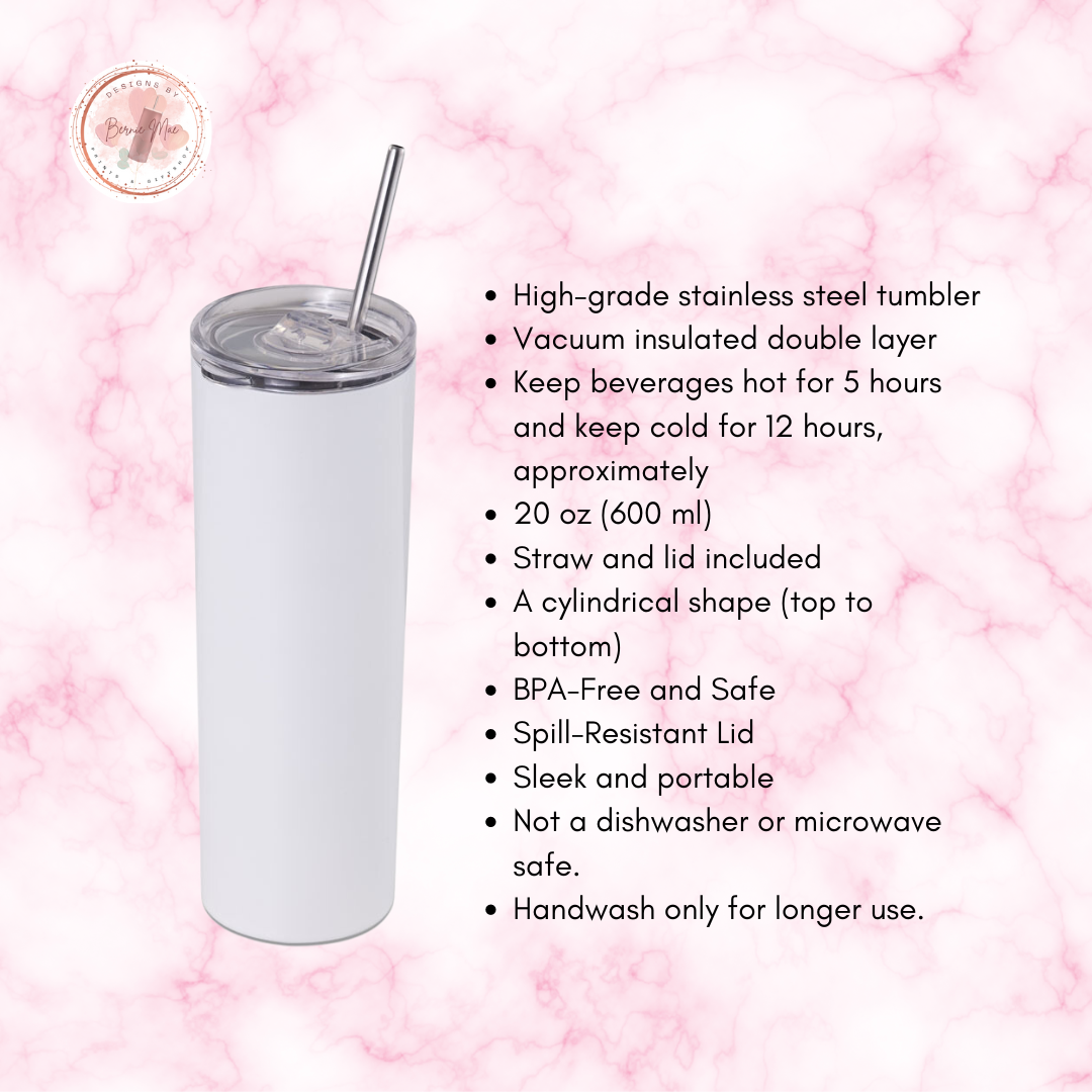 Dad 20 Oz Skinny Tumbler