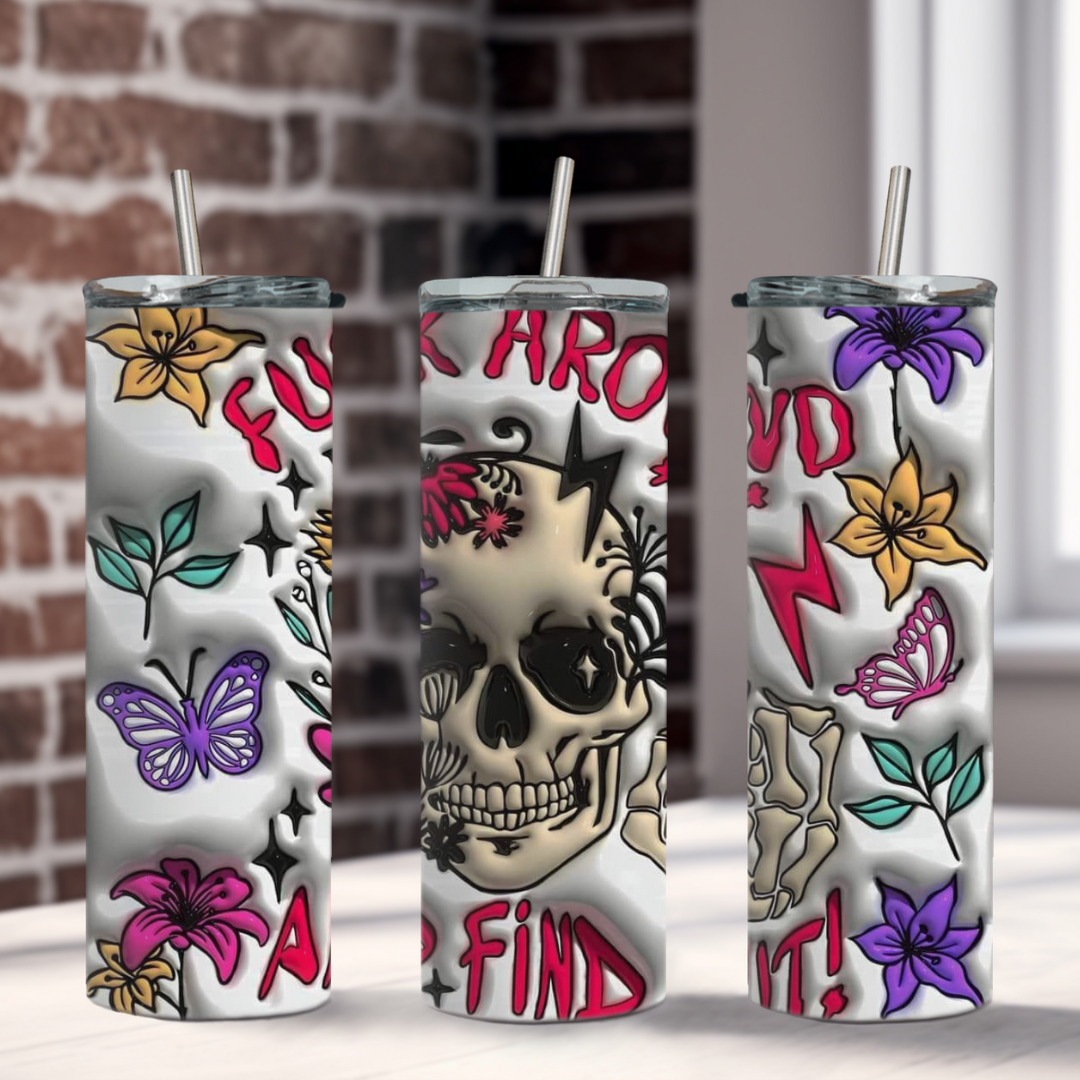 Skull Halloween Tumbler