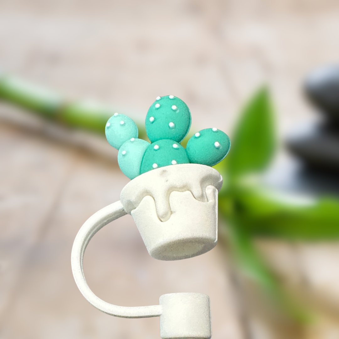 Adorable Cute Straw Topper - Keep your straw clean from dust and dirt while adding a charming, personal touch to your cup.