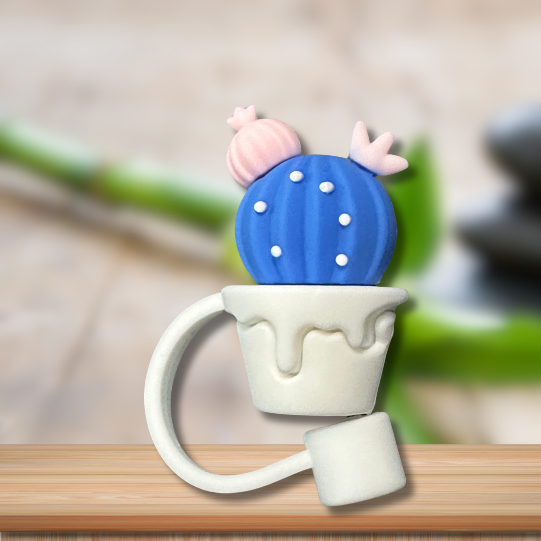 Adorable Cute Straw Topper - Keep your straw clean from dust and dirt while adding a charming, personal touch to your cup.