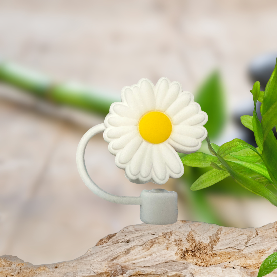 Adorable Cute Straw Topper - Keep your straw clean from dust and dirt while adding a charming, personal touch to your cup.