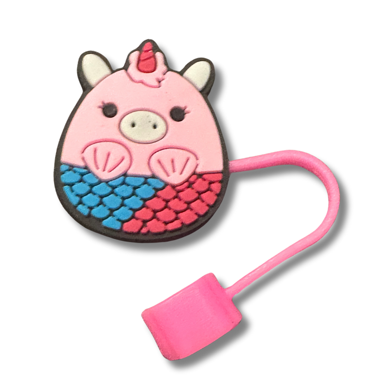 Multi - color Pig Straw Topper