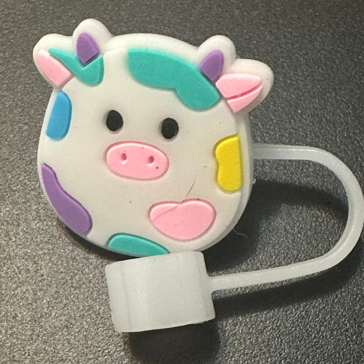 Pig Straw Reusable Straw Topper