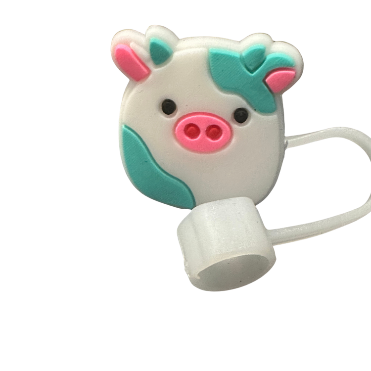 Adorable Cute Straw Topper - Keep your straw clean from dust and dirt while adding a charming, personal touch to your cup.