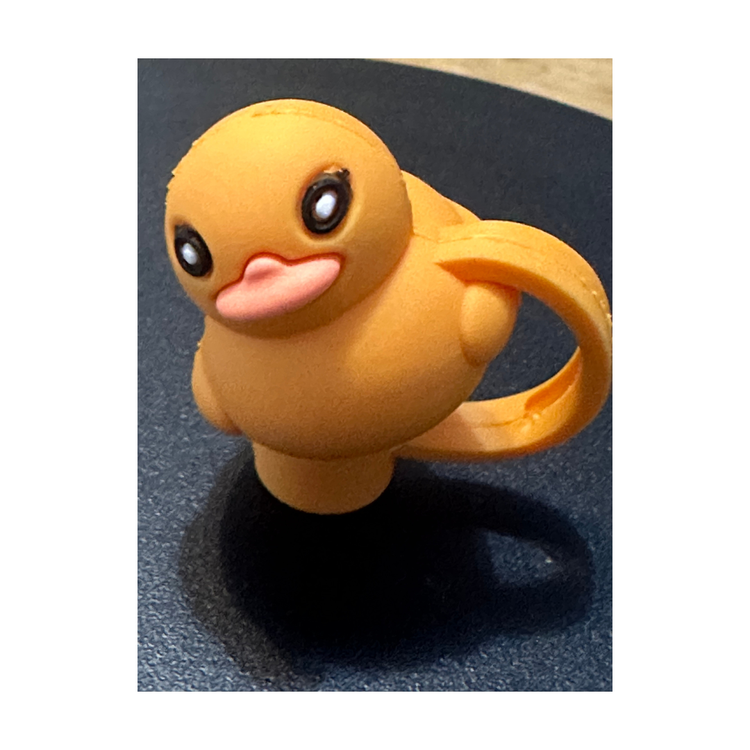 Cute Duck Straw Topper