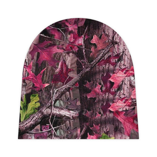 Pink Camo Baby Beanie (AOP)