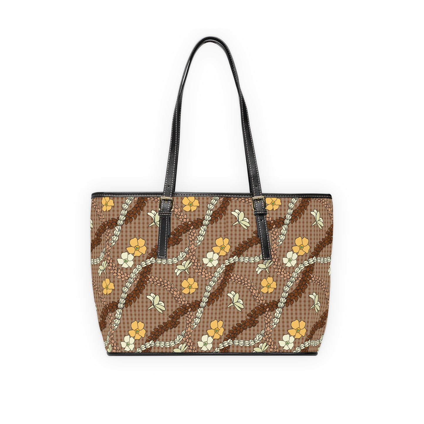 Palaka Lei Leather Tote
