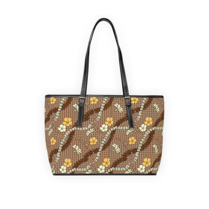 Palaka Lei Leather Tote