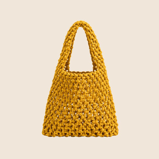 Coastal Woven Hobo Beach Crochet Summer Bag