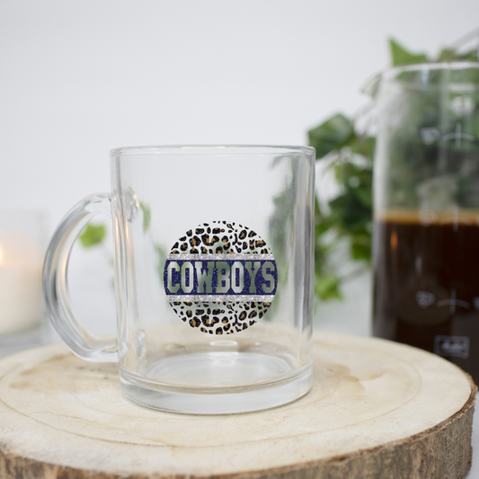 Cowboys Leopard Clear Mug