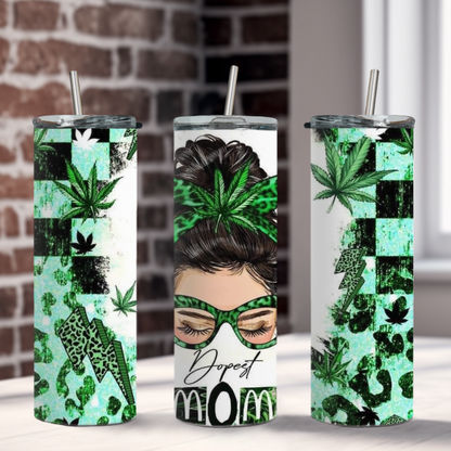 Enjoy hot or cold drinks on the go with this stylish stainless steel tumbler! This reusable tumbler with a metal straw is a perfect combo for hot or cold drinks at any time of the day.