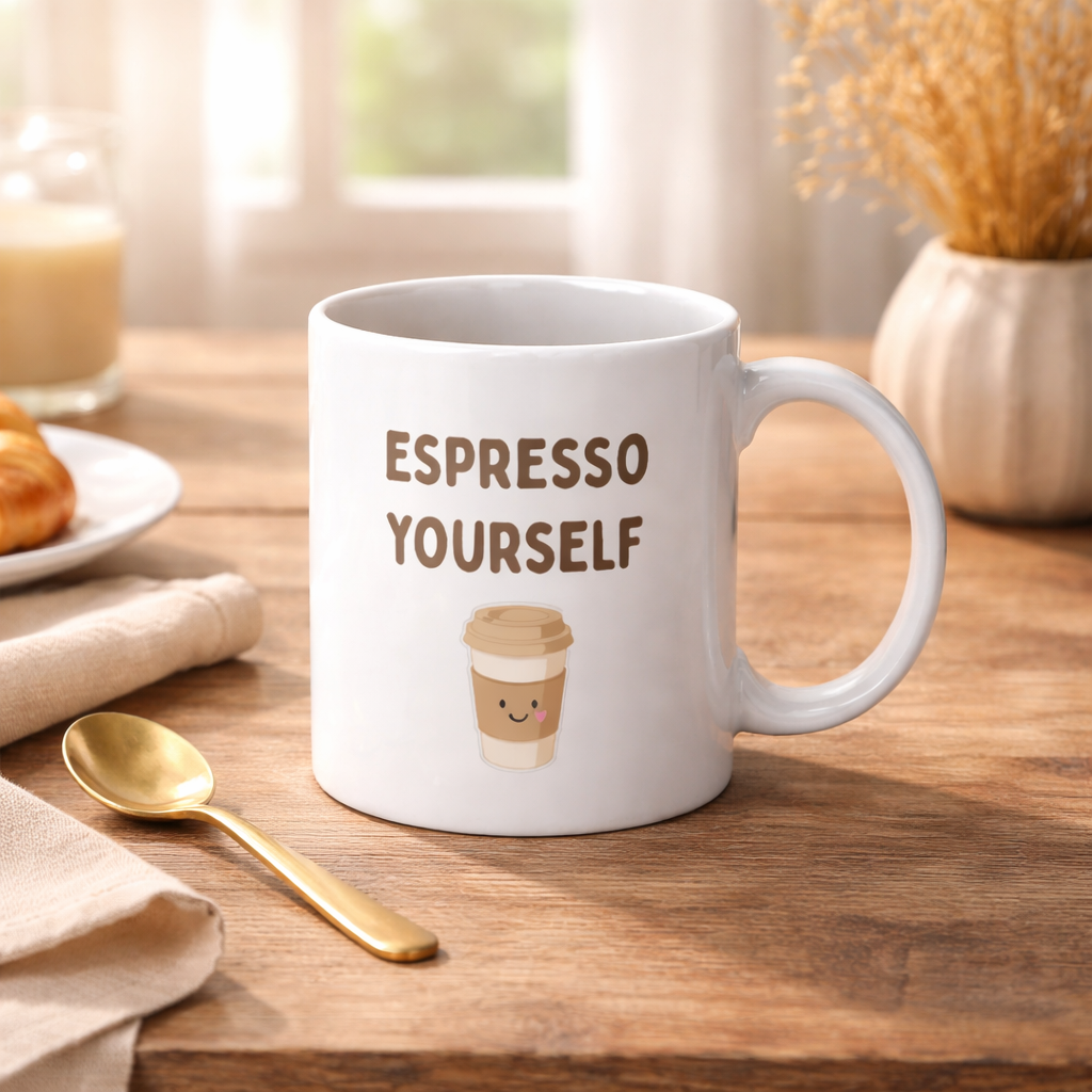 Espresso Yourself Mug – Funny Aesthetic Coffee Cup