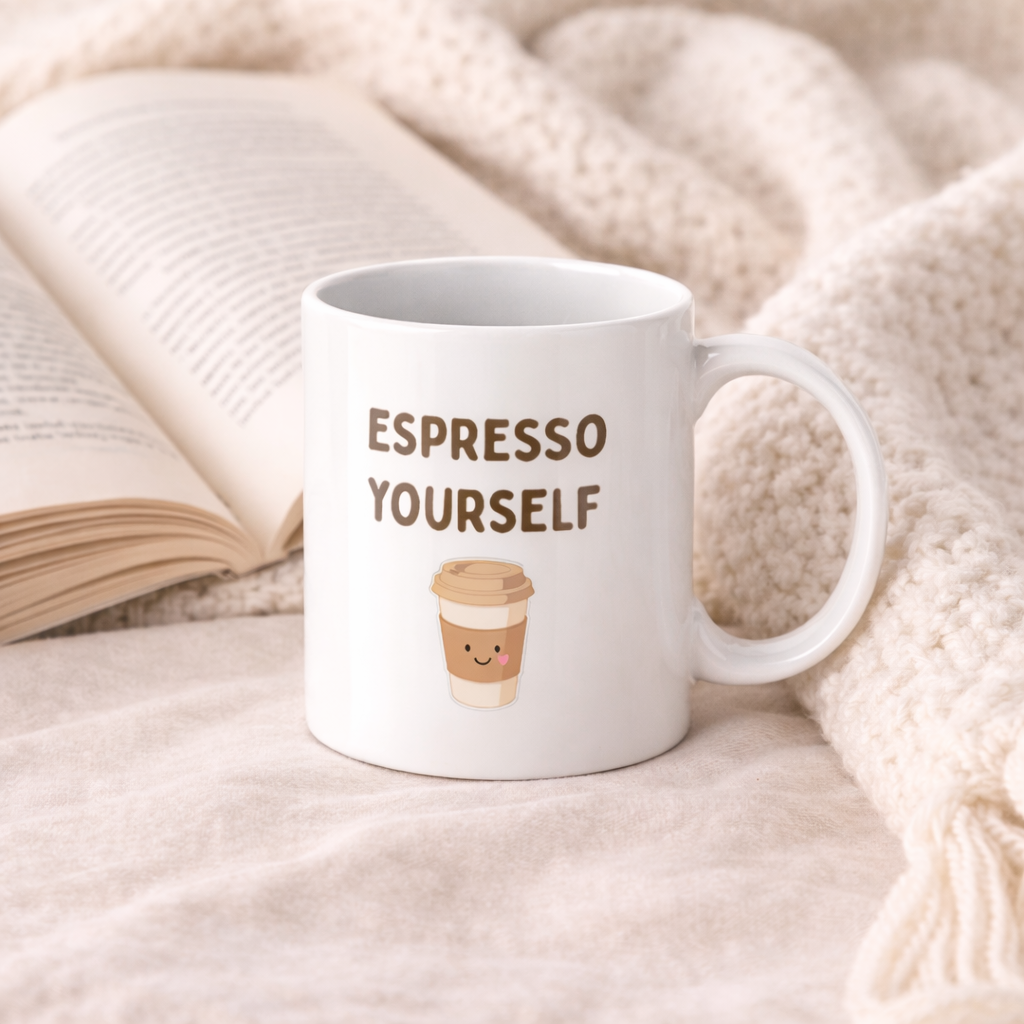 Espresso Yourself Mug – Funny Aesthetic Coffee Cup