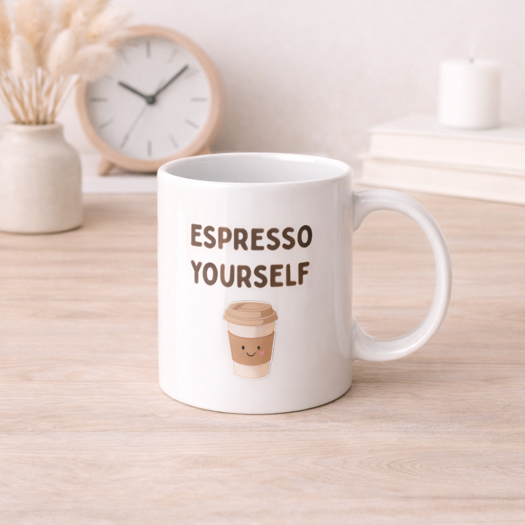 Espresso Yourself Mug – Funny Aesthetic Coffee Cup
