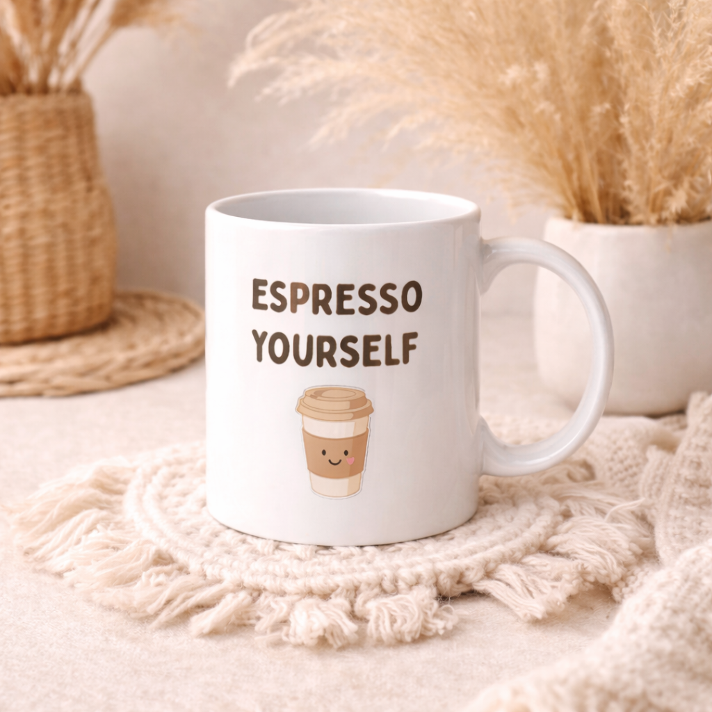 Espresso Yourself Mug – Funny Aesthetic Coffee Cup