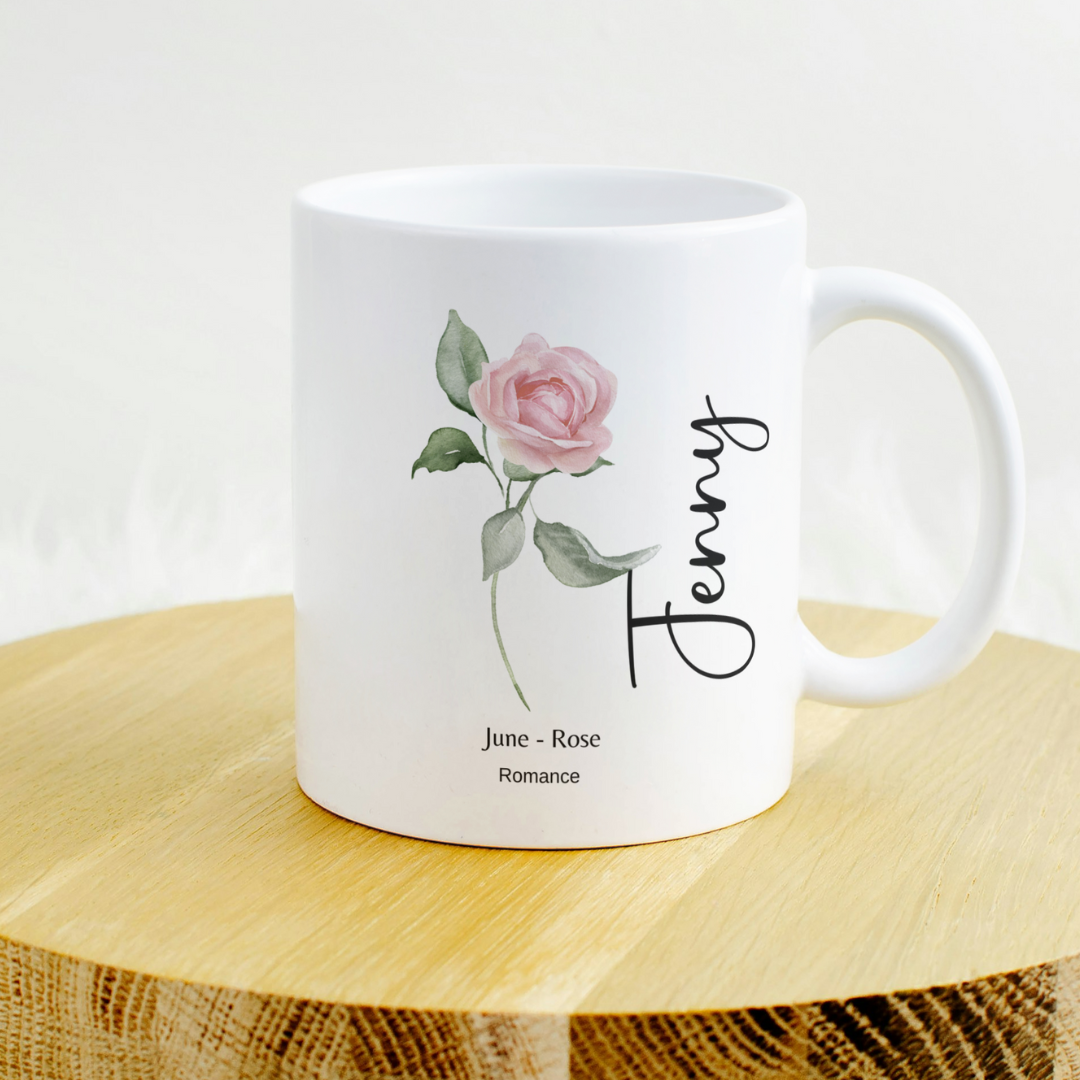 June Personalized Birth Month Coffee Mug