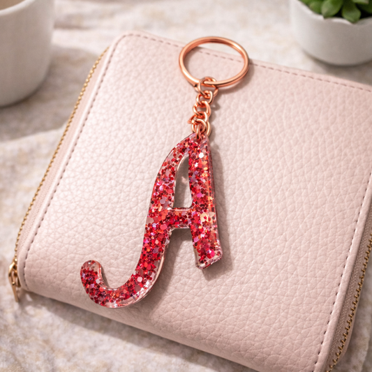 Personalized Acrylic Letter Keychain