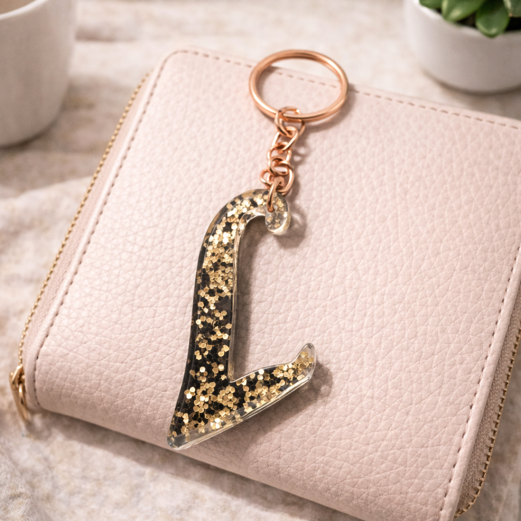 Personalized Acrylic Letter Keychain