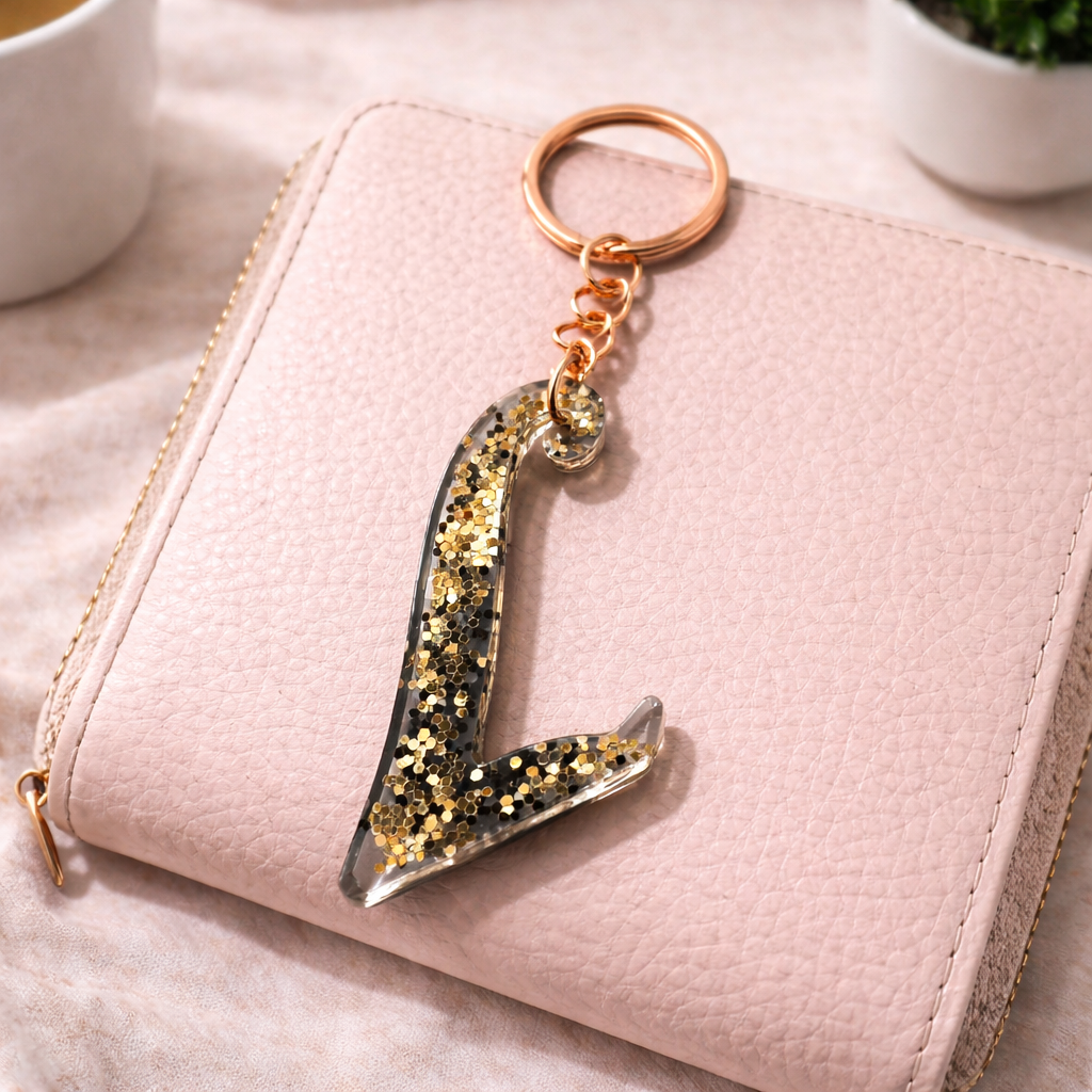 Personalized Acrylic Letter Keychain