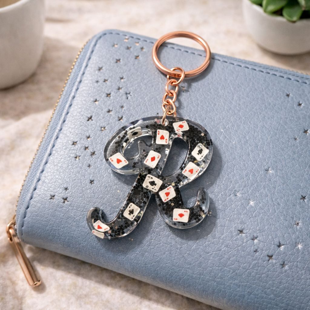 Personalized Acrylic Letter Keychain