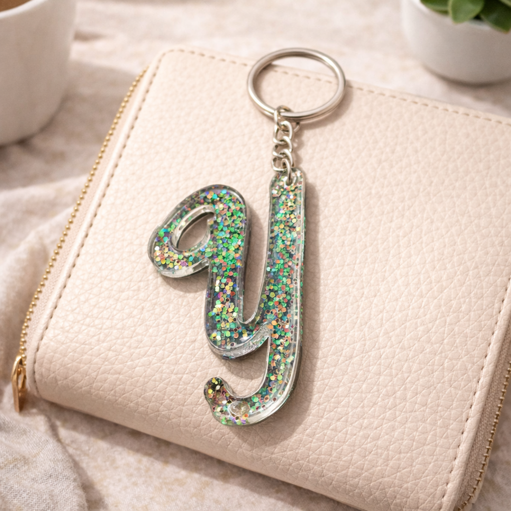 Personalized Acrylic Letter Keychain