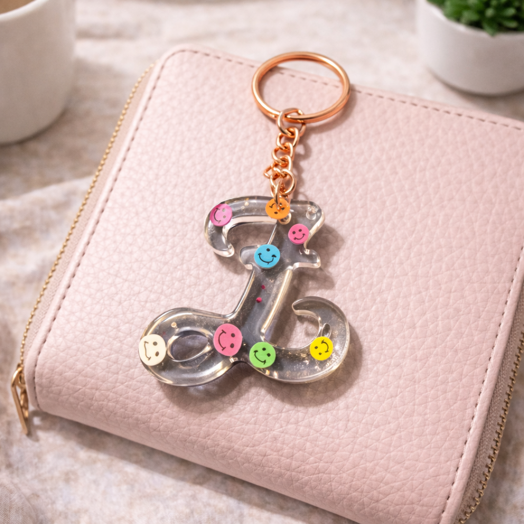 Personalized Acrylic Letter Keychain